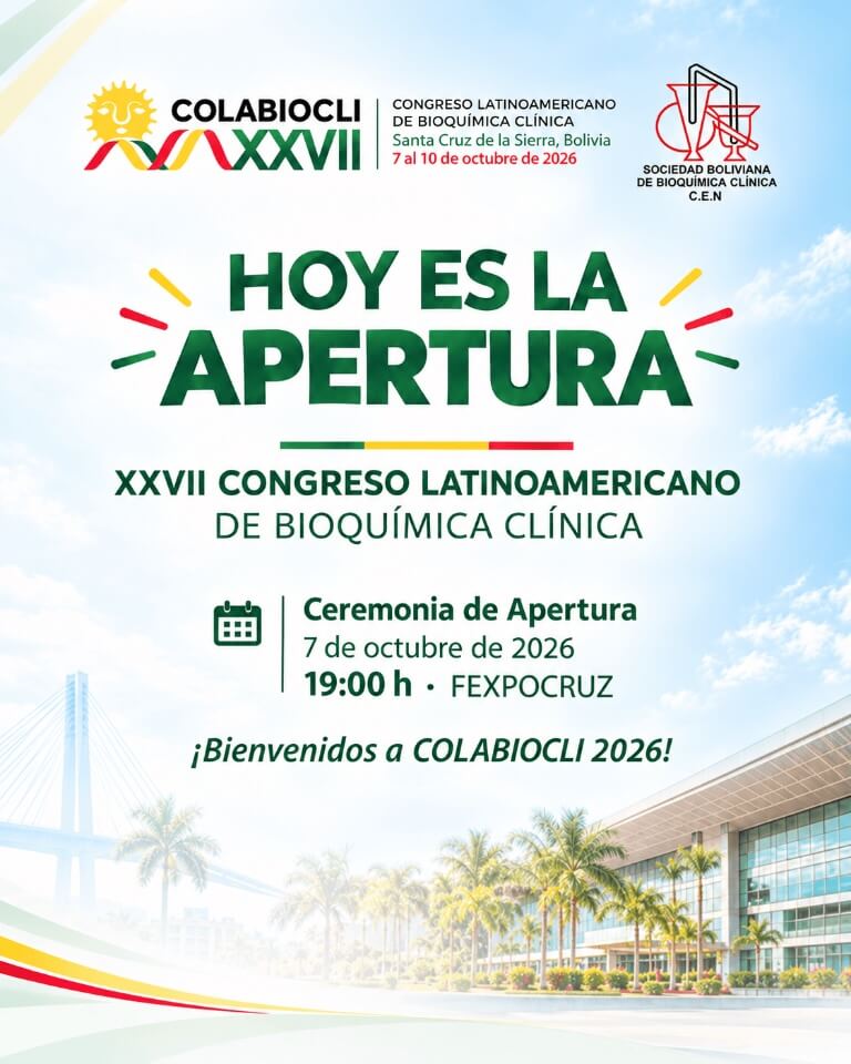 ¡Hoy es el gran día! Apertura oficial de COLABIOCLI 2026